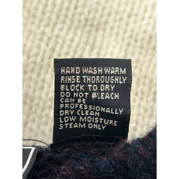 Vintage 90's Maurices Shetland Wool Ski Christmas Winter Crewneck Sweater - Sz M - Picture 6 of 6